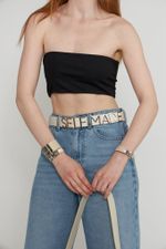 ШИРОКИЙ РЕМЕНЬ НА КОБУРНЫХ КНОПКАХ SELFMADE MILK