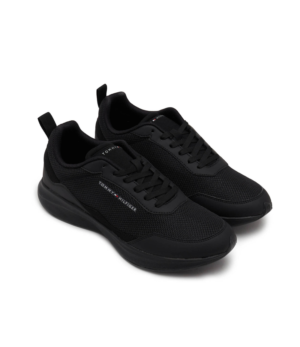 Кроссовки LIGHTWEIGHT PREMIUM KNIT STRIPES Tommy Hilfiger - черный(FM0FM04836)
