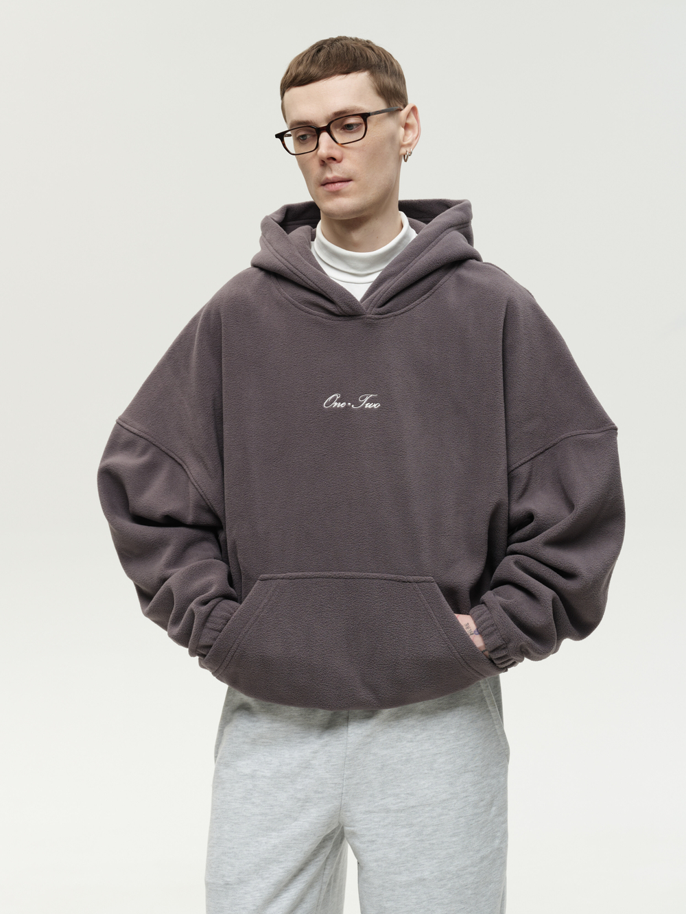 Drawstring Hoodie Grey Excalibur