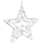 Сувенир с подсветкой «Звёздный день» 35*4*35 см (батарейки 2 AA), Белый (свечение-теплый белый)