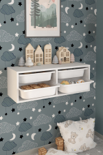 Стеллаж AYCA подвесной - белый