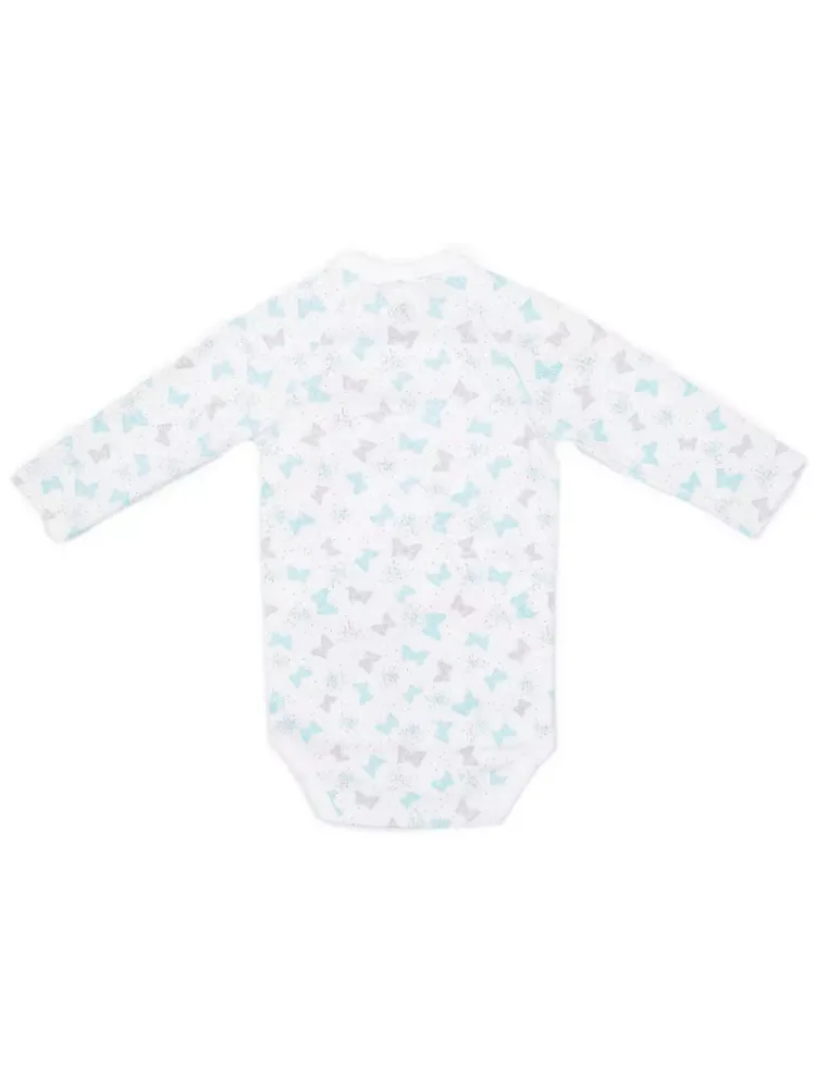 Боди-распашонка Sanetta, принт "Бабочки"