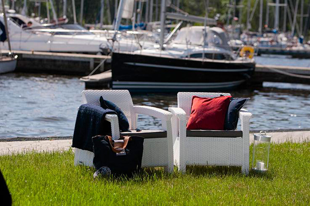 Комплект мебели Corfu Russia duo (2 кресла), белый