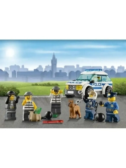 Конструктор Сити Полицейский участок 854 детали