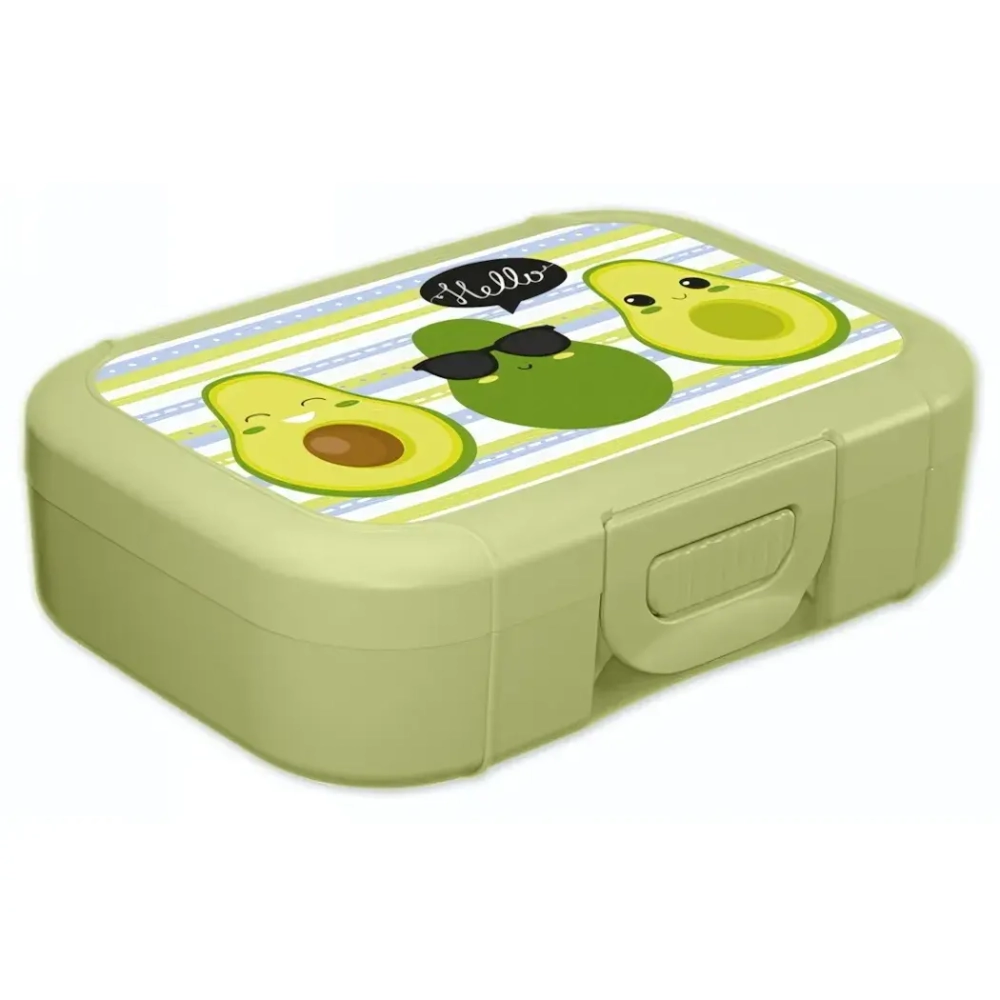 Ланч-бокс детский 0,85л «Авокадо» салатовый