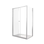 Душевой уголок Good Door Lira WTW+SP 110х100 стекло прозрачное/профиль хром