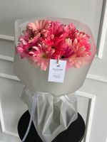 Букет из гербер в розовом оттенке 15 шт