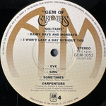 Carpenters ‎– Gem Of Carpenters 2LP (Япония 1975г.)