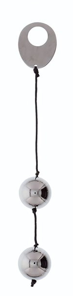 Металлические вагинальные шарики RANGE DOMINO METALLIC BALLS (Цвет: серебристый)