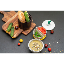 Супница 800мл Smart Solutions Meals темно-сливовая/светло-серая