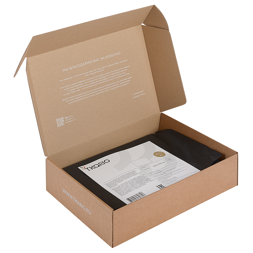 Простыня из сатина светло-коричневого цвета из коллекции essential, 180х270 см