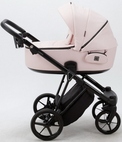 Детская коляска Adamex Porto 2 в 1 PO-PS26 (РОЗ.ТК+РОЗ.КОЖА)