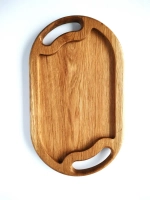 Поднос деревянный из массива дуба