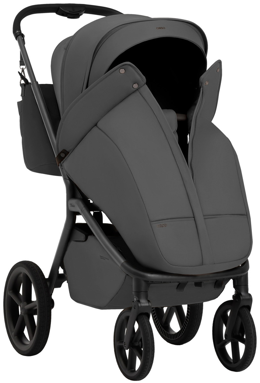 Детская коляска 2 в 1 Sweet Baby SBL Orso New 427634 New Dark Grey