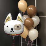 Фольгированный шар, Фигура «Голова собаки», 51 см