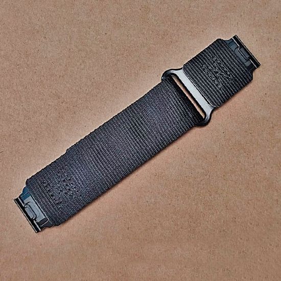 Нейлоновый ремешок Hemsut Rugged 22 мм для Garmin Fenix 7 6 5, Epix Gen 2 47mm, MARQ, Instinct, Forerunner (Черный)
