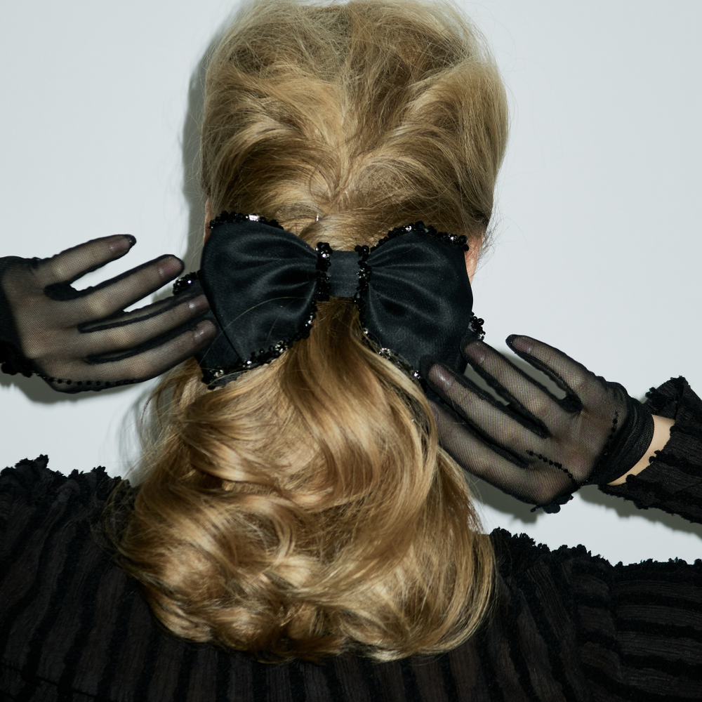 Бант "Балерина" с декором по контуру