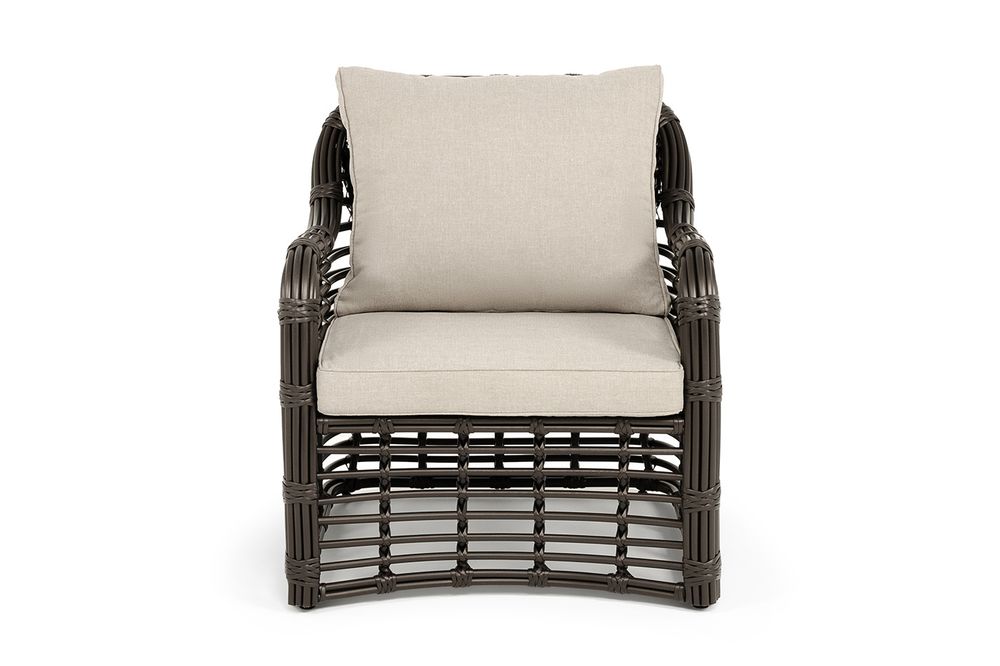 "Ницца" кресло из искусственного ротанга, цвет бронзовый