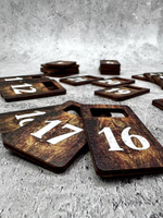 Номерки для гардероба 3х5 см