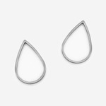 Подвеска-коннектор "Капля", 26*17мм, сталь