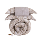 Комплект постельного белья Сатин с Одеялом 100% хлопок на резинке OBR170