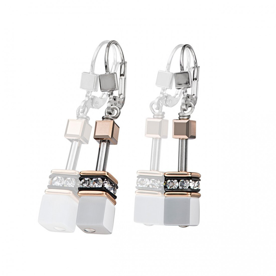 Серьги Coeur de Lion White 4016/20-1400