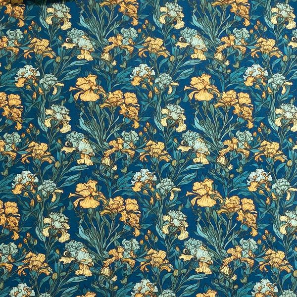 ЖЕЛТЫЕ ИРИСЫ , 100% хлопок, Handmade Fabrics 4