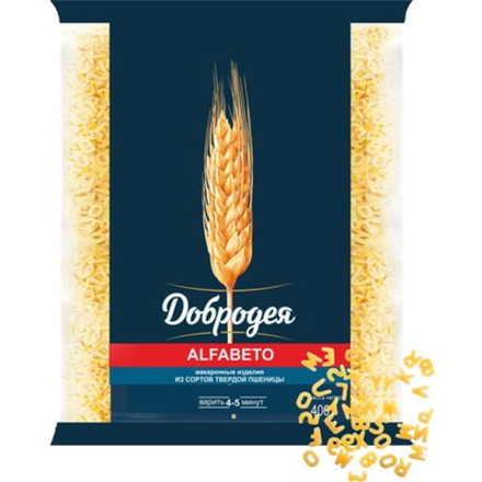 Макароны Alfabeto Добродея 400 гр