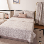 Комплект постельного белья Сатин Aurora Veil/Вуаль Авроры с Покрывалом AV004