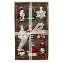 GAEM Набор из 9шт: Украшение новогоднее "Ассорти", 6в., L12,5 W22 H4 см, 6в.