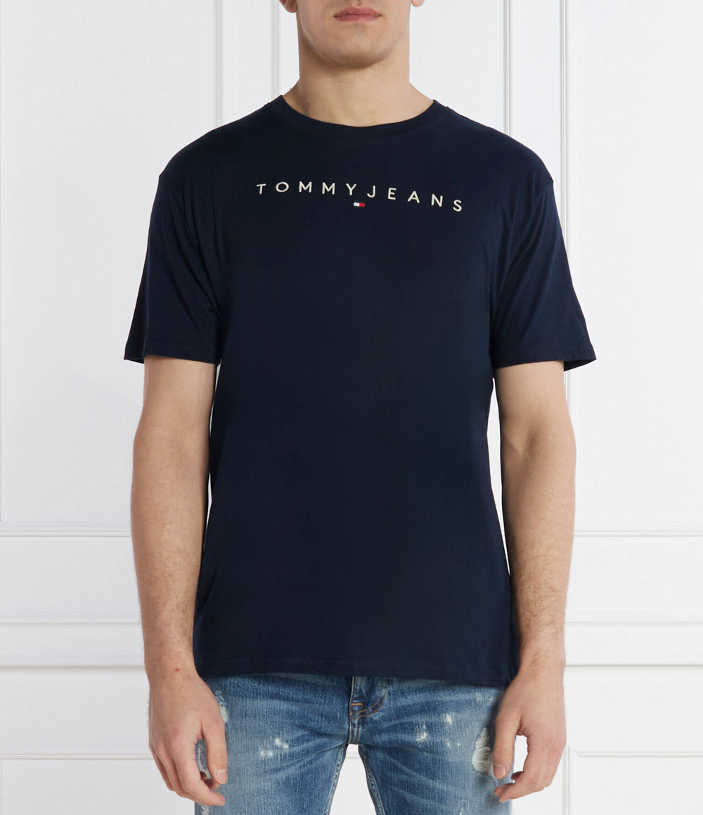 Футболка LINEAR LOGO TEE EXT Tommy Jeans - темно-синий(DM0DM17993)