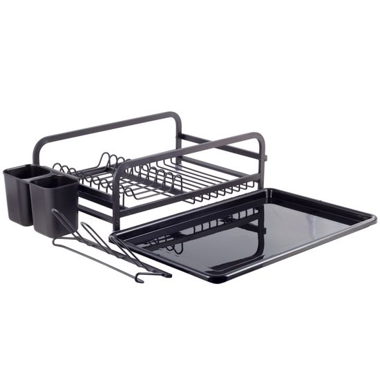 Сушилка для посуды из алюминия с поддоном Kamille KM 0752