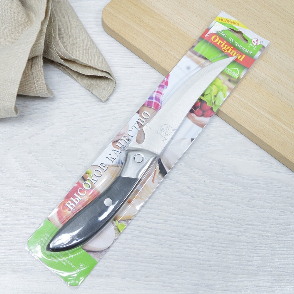 Нож столовый 666 С05 13,5/24,5см с открывалкой