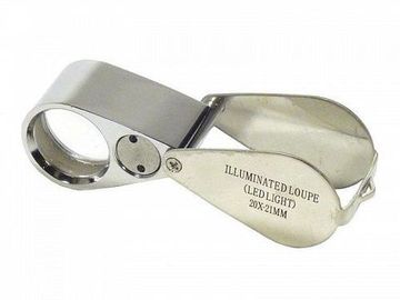 Лупа карманная с подсветкой 30*21 MG21007