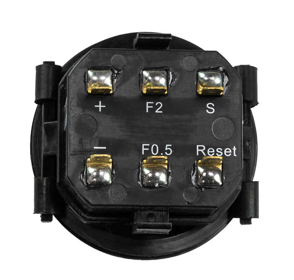 Тахометр встраиваемый универсальный со счетчиком моточасов, подсветкой и внешним питанием, провод 4,5 м