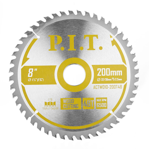 Диск пильный P.I.T. 200x32/30x1,4 мм 48T(ACTW10-200T48)
