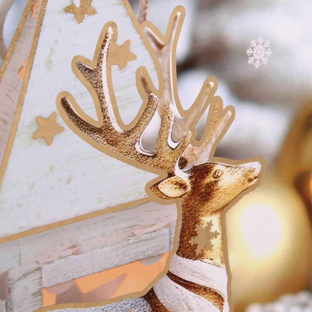 Пакет подарочный «Новогодние украшения» 32*26*10 см, микс