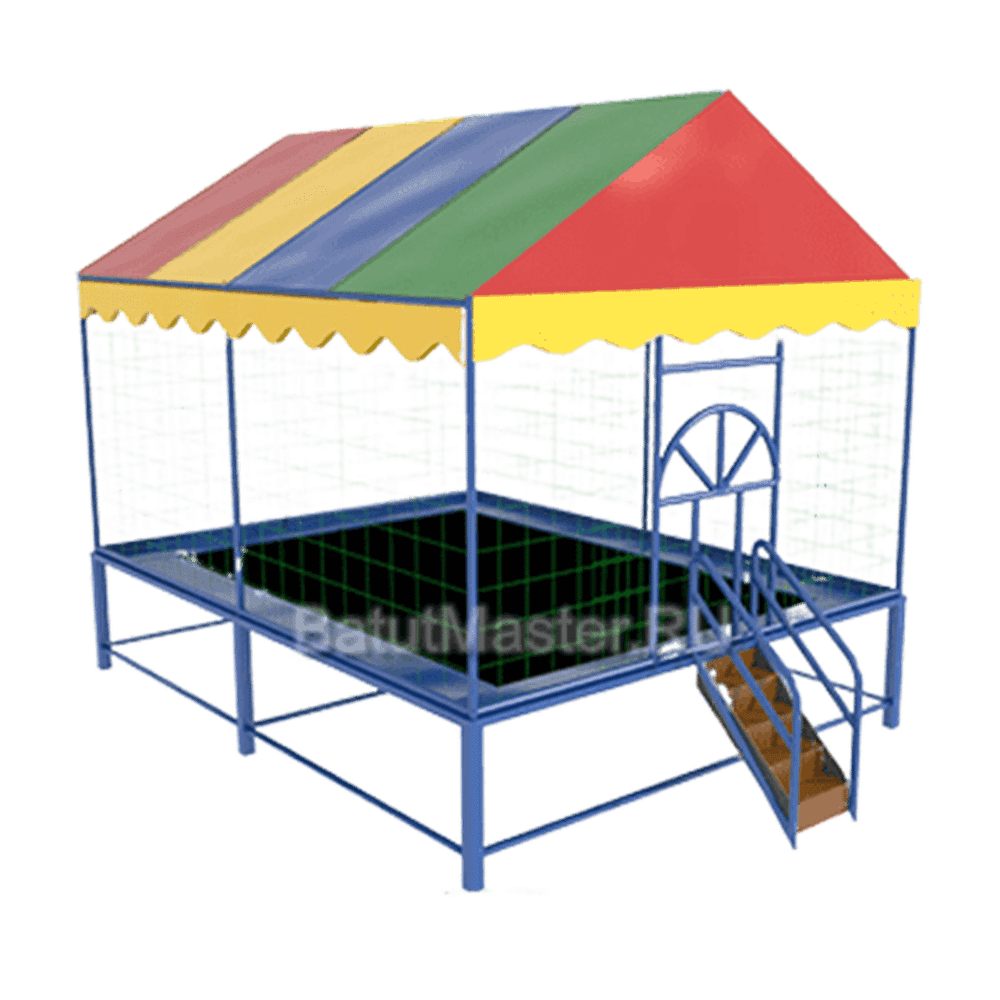 Батутная арена "Суперпрыжки" 3,5x3,5x1,6 м