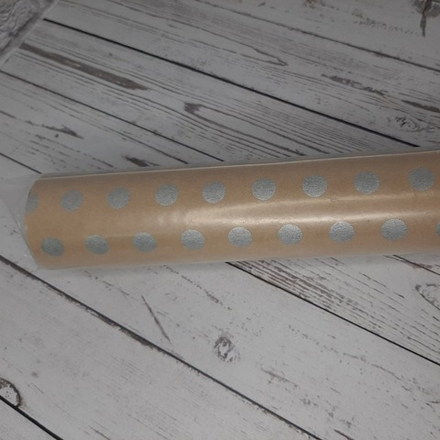 Крафт "Горох" СЕРЕБРО 50*70/10шт