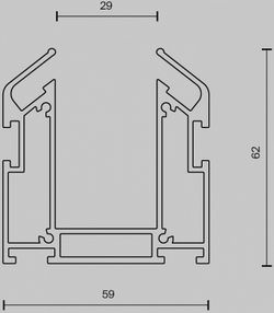 Трек встраиваемый Maytoni Busbar trunkings Exility TRA034MP-212S