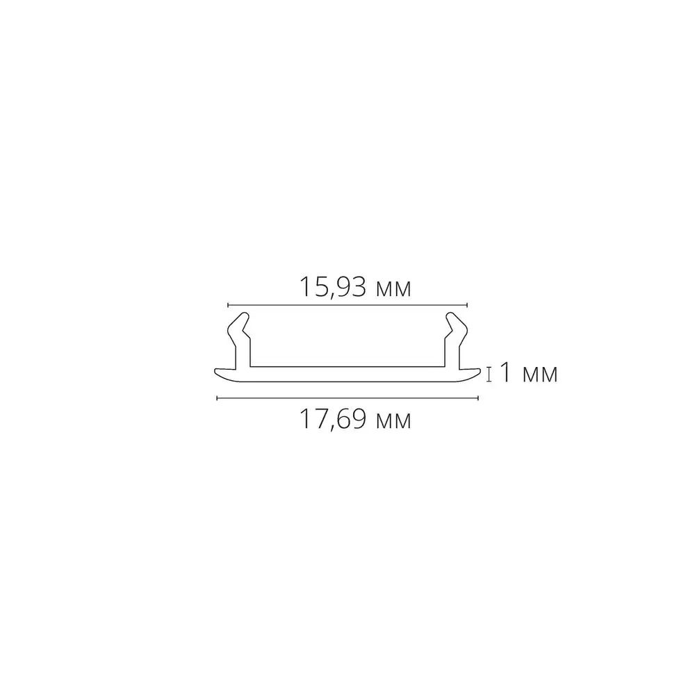 Декоративная вставка 1м Arte Lamp для шинопровода