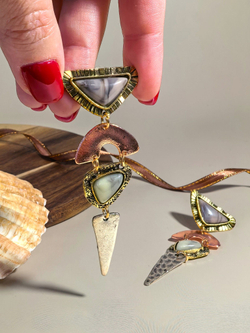 Серьги Античные имитация