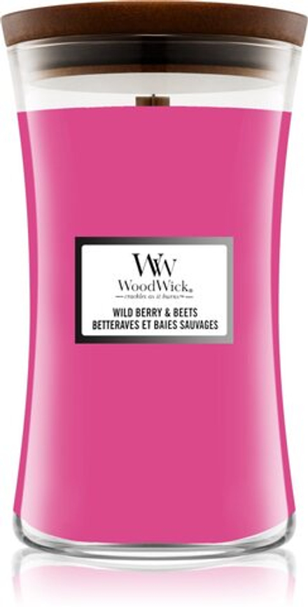 Woodwick Wild Berry & Beets - ароматическая свеча с деревянным фитилем /   609,5  g  / GTIN 5038581129976