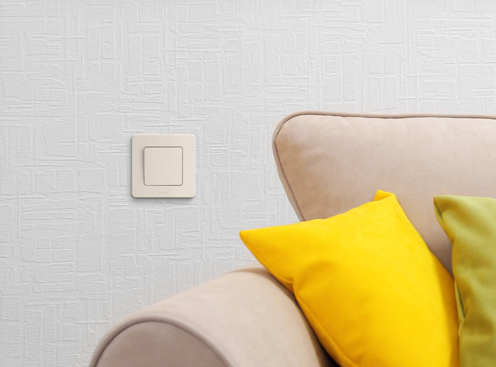 Выключатель 1-клавишный 10А 250В слоновая кость Inspiria Legrand