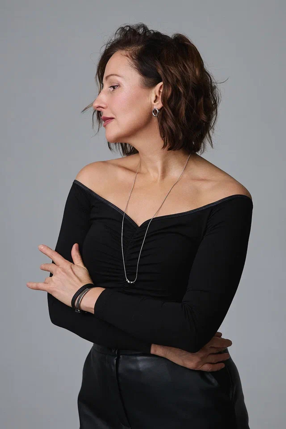 Колье маленькое серебряное сердце на серебряной цепочке с бегунком