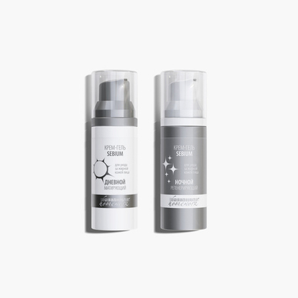 Крем-гель Sebium (день+ночь), 2х30 мл