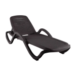 Шезлонг CAPRI плетеный мокко 1940х310мм