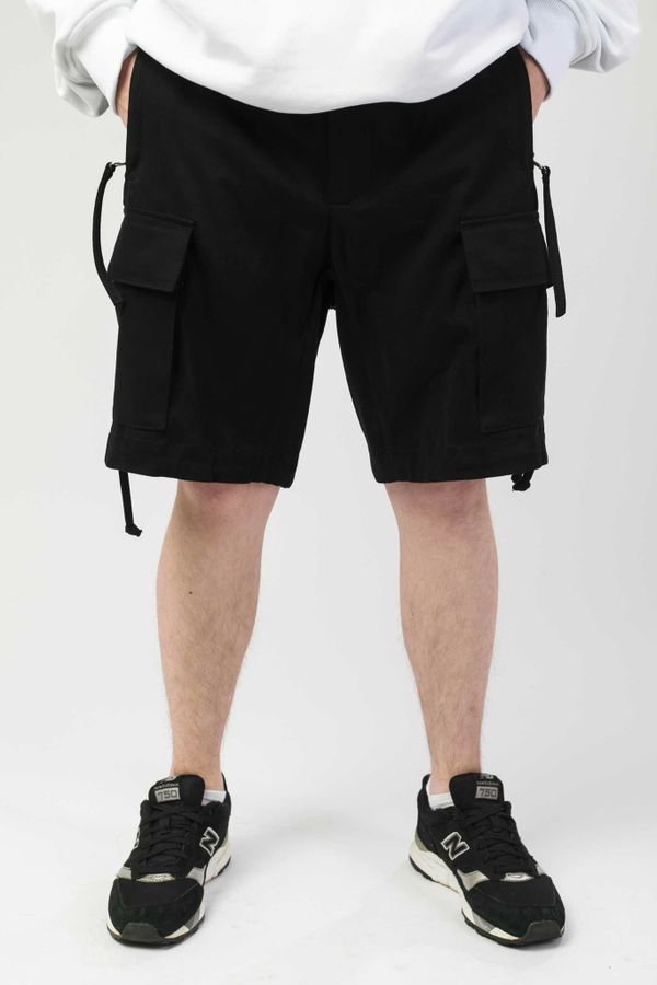 Шорты Cargo Wide Cut Черные - фото 1