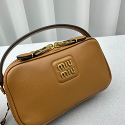 Miu Miu Leather Shoulder Bag 18 cm
