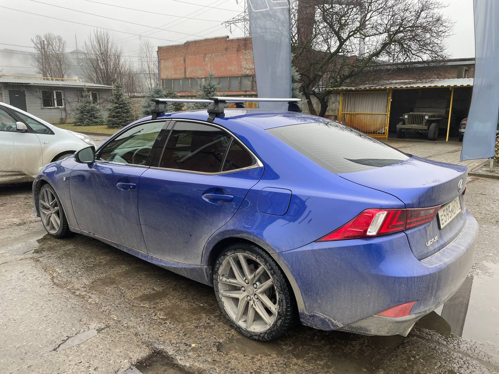 Багажник на крышу (адаптер) Lexus IS III (2013-н.в.) за дверной проем ED10-066